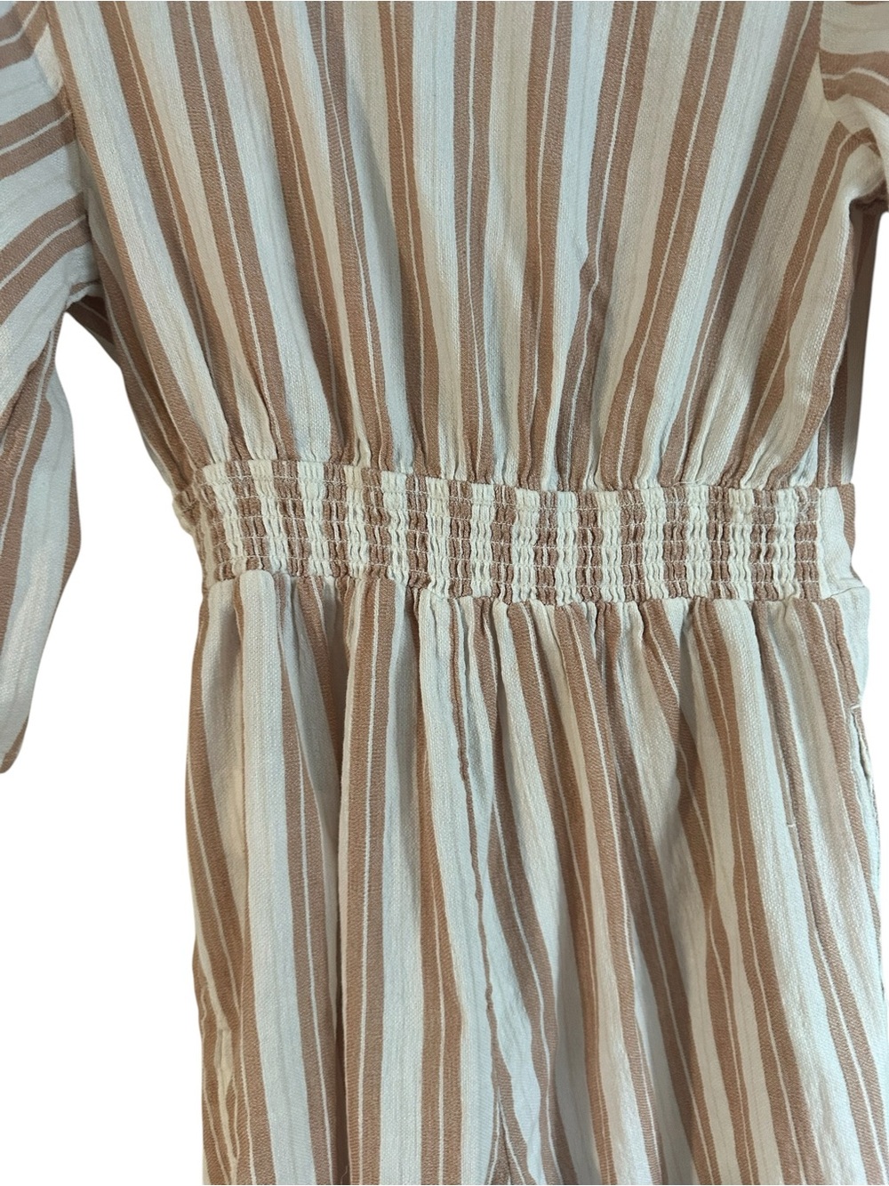 Billabong link up jumpsuit tie front striped m - Picture 7 of 14